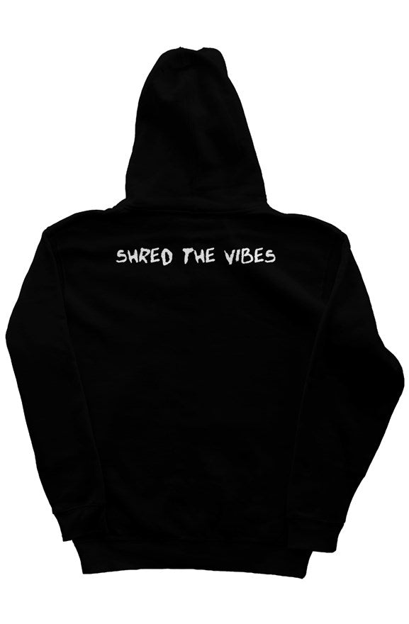 shred hoodie live black