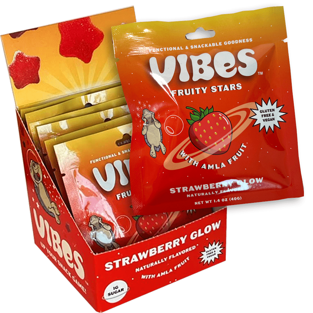 Fruity Stars - Low Sugar Candy  - Vibes Snacks